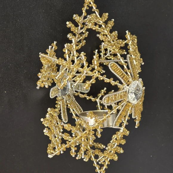 Gold Snowflake Ornament - Picture 4 of 9